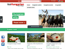 Tablet Screenshot of itshungarian.com